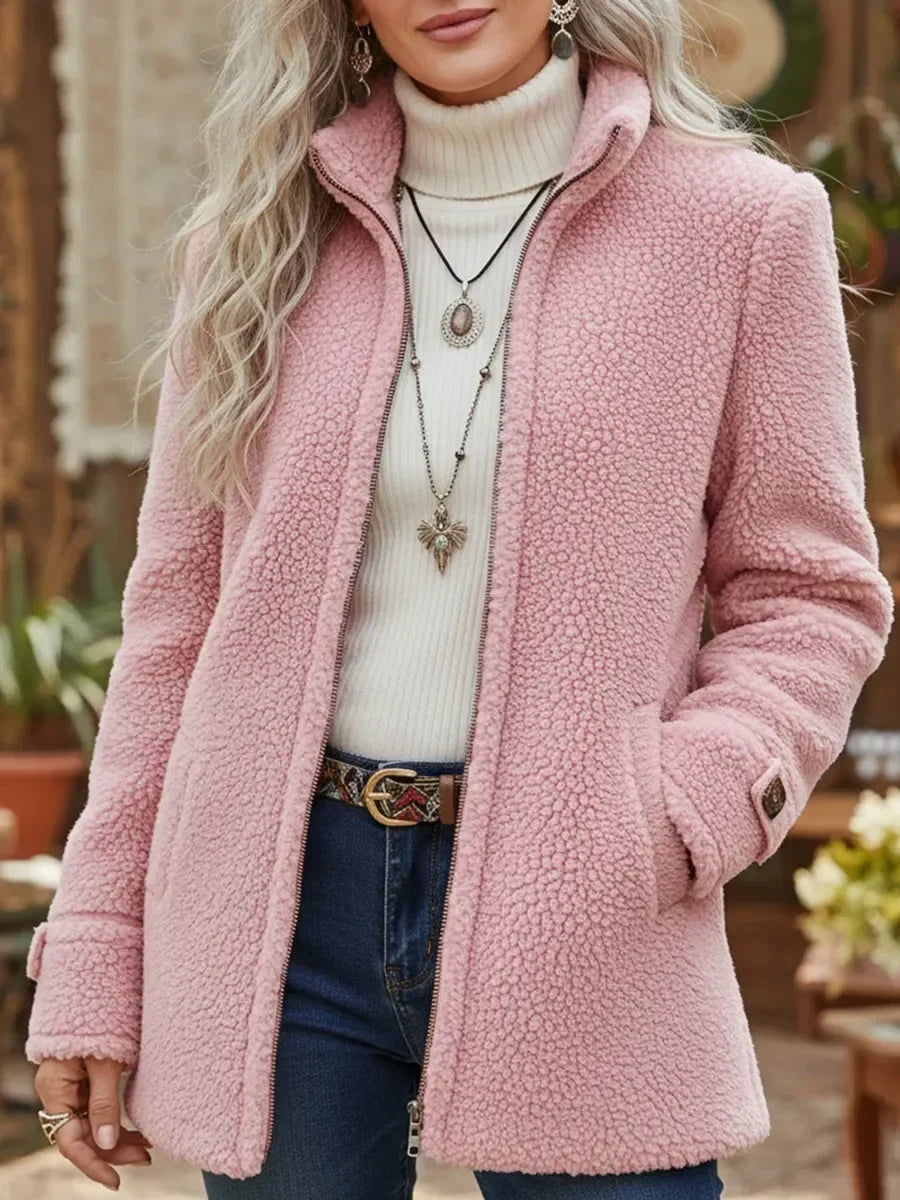 Deanna — Cosy Stand-Collar Jacket