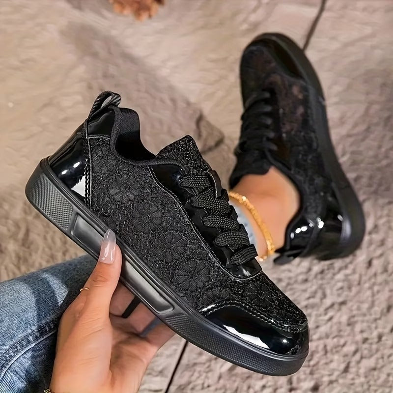 Lace - Floral Lace Sneakers