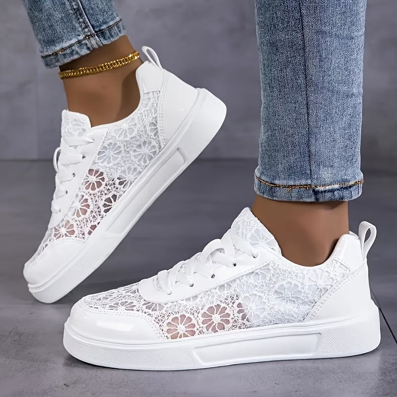Lace - Floral Lace Sneakers