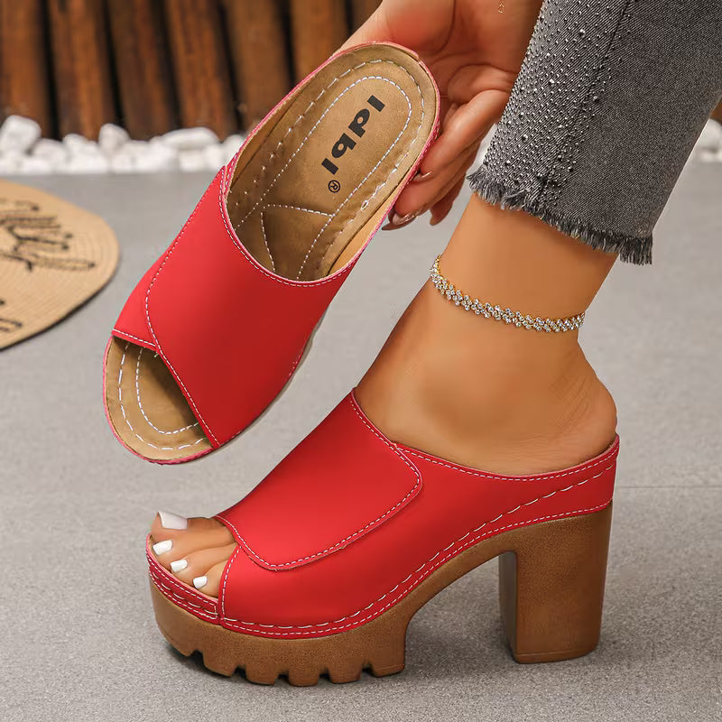 Giulia - Elegant and Comfortable Heeled Sandals