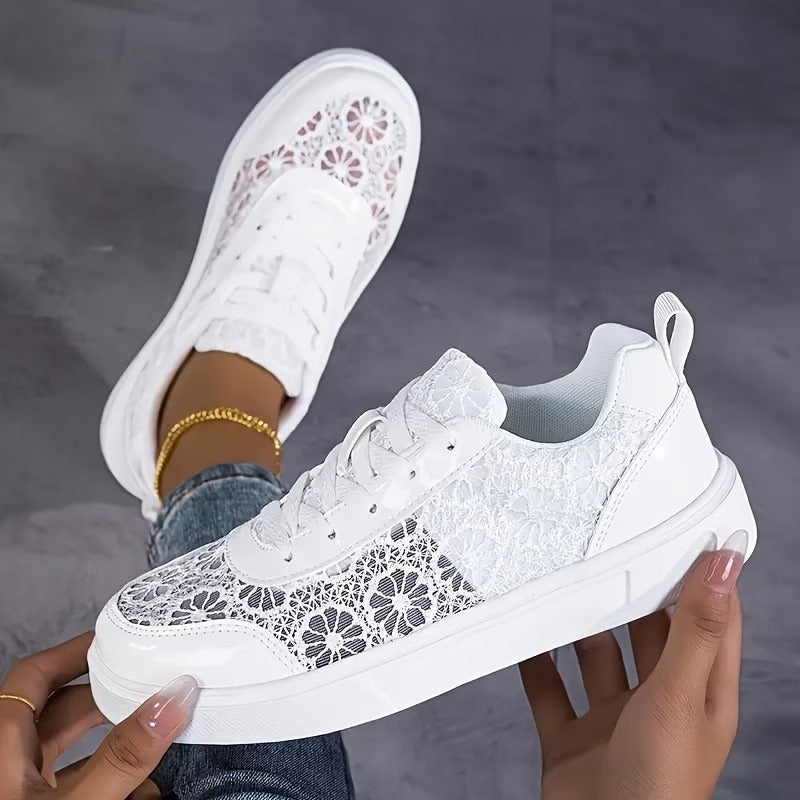 Lace - Floral Lace Sneakers