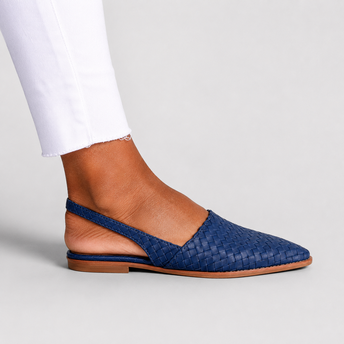 Simone — Braided Back-Strap Loafers
