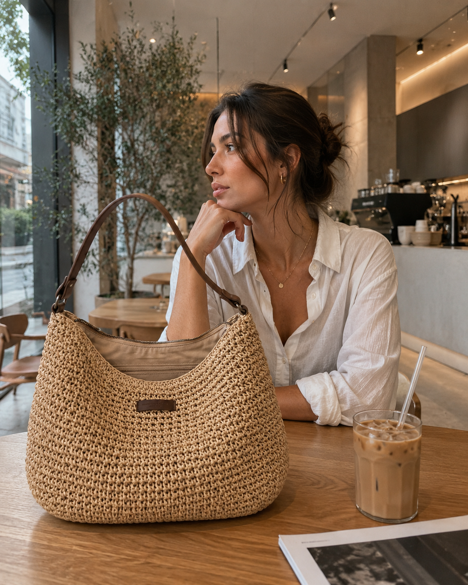 Simona - Elegant Woven Bag