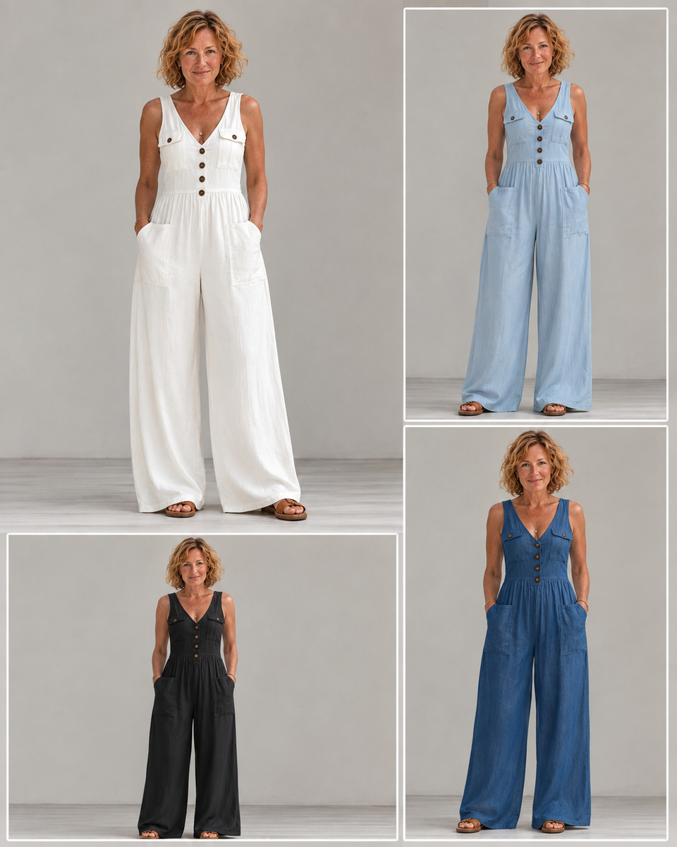 Sophie – Loose Denim Jumpsuit