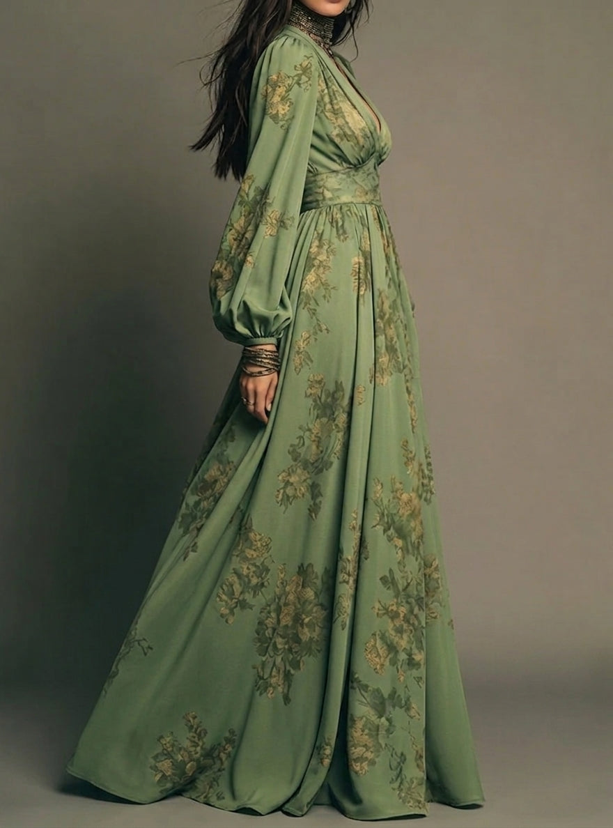 Lillian — Floral Flowing Maxi Dress