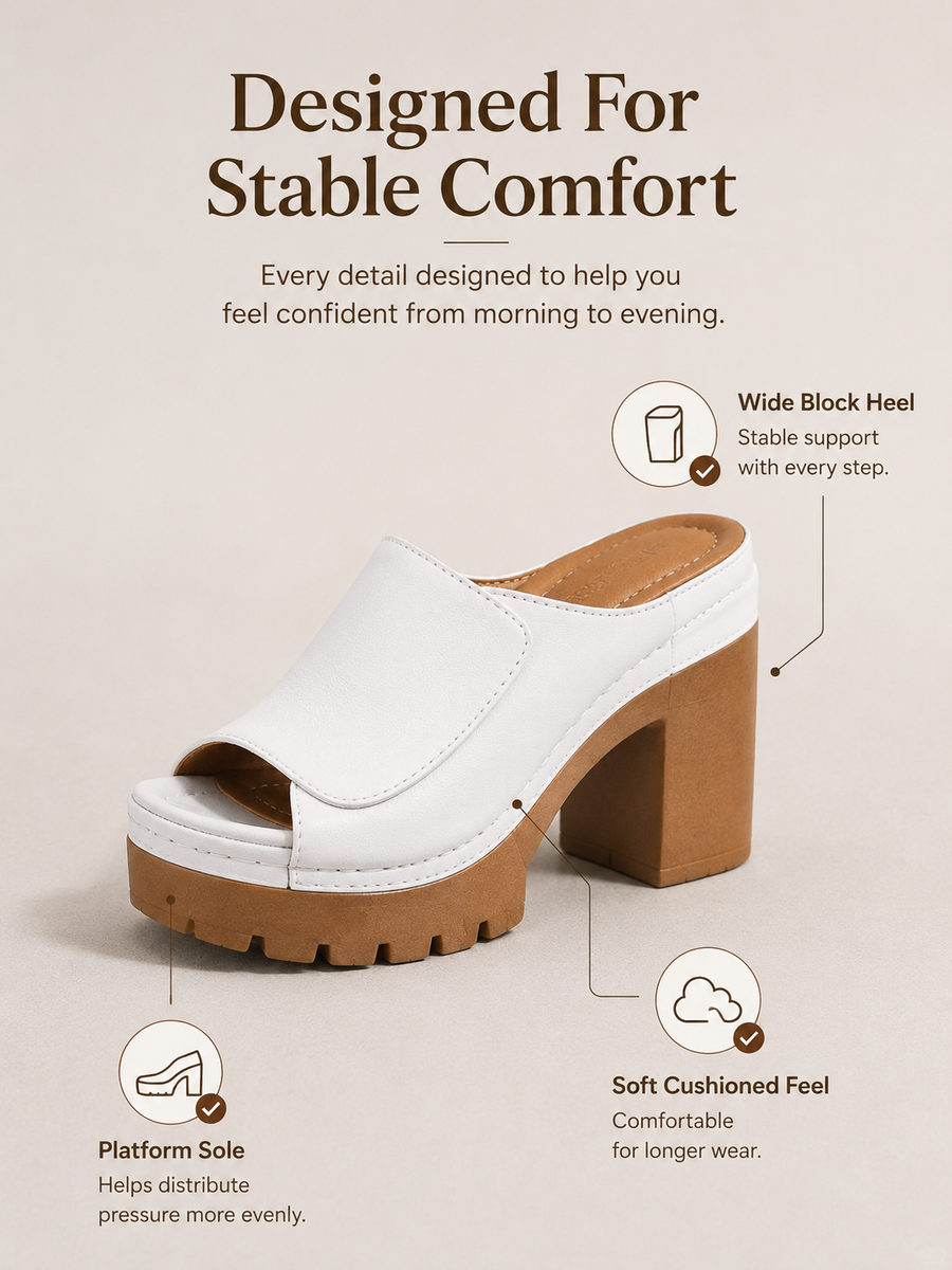 Giulia - Elegant and Comfortable Heeled Sandals