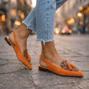 Orange and leonard print
