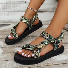 Maya Boho Sandals — Ethnic Design with Non-Slip Sole