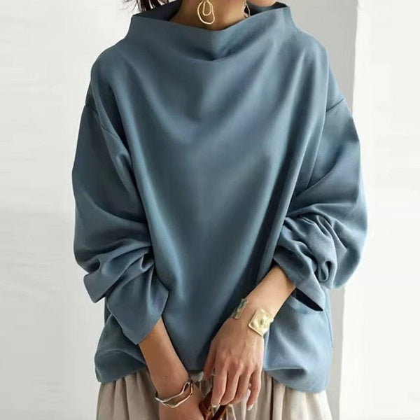Hortense – High-Neck Soft Knit Top