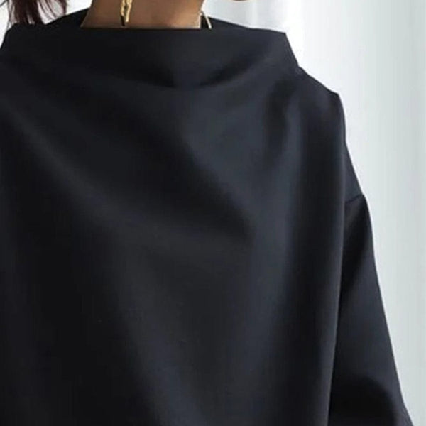 Hortense – High-Neck Soft Knit Top