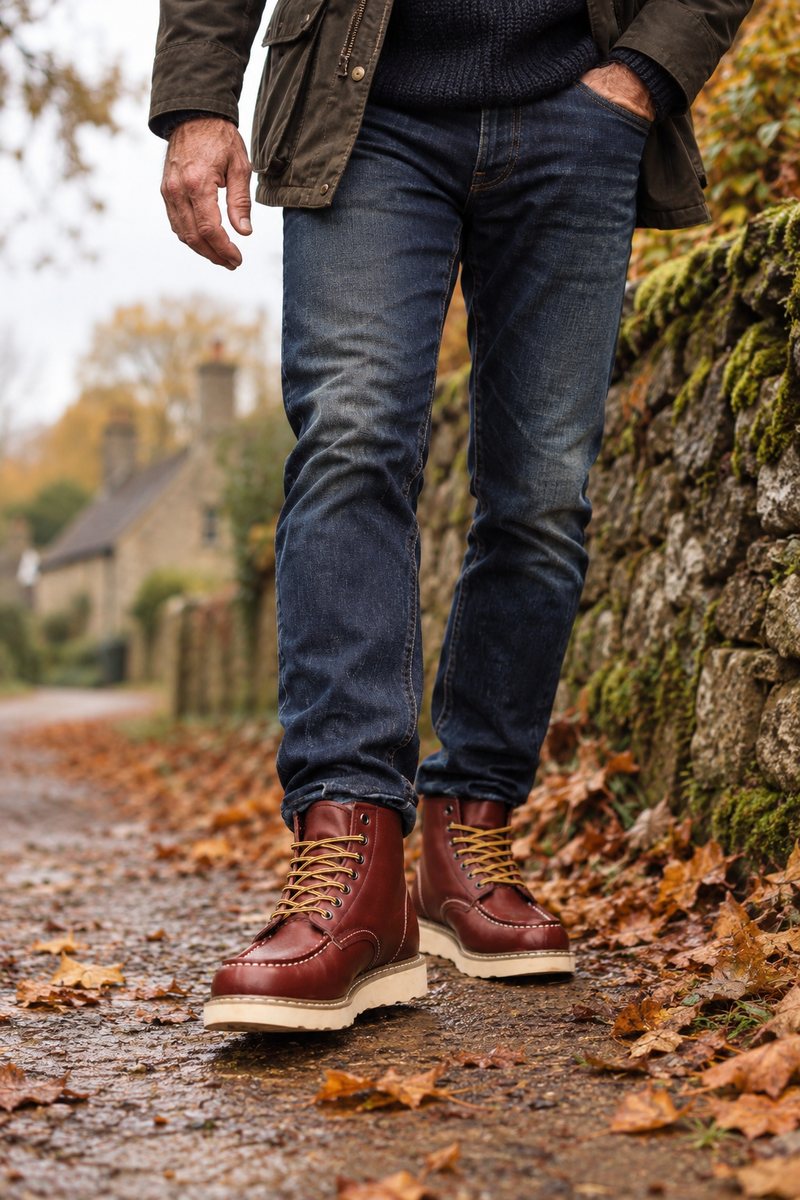 Harrison — Retro Work Boots