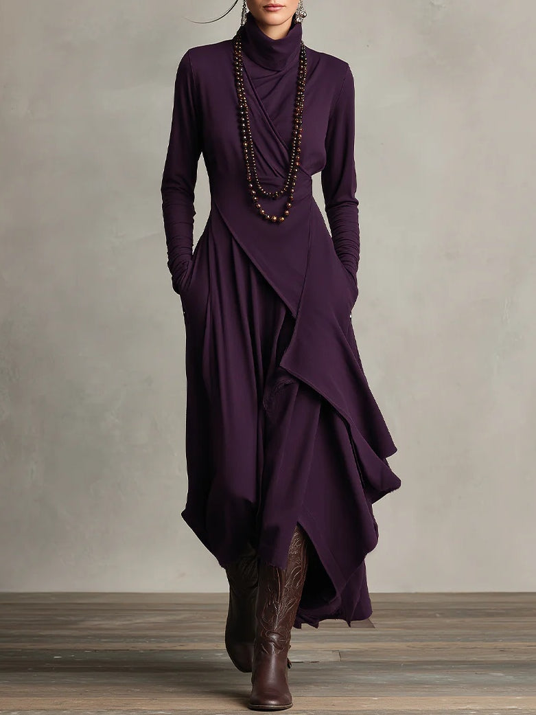 Patricia – The Cosy Roll-Neck Maxi