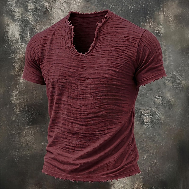 Kai - Vintage V-Neck T-Shirt